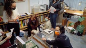 20211207VisitToArtistsBooksCollector01 Scaled.jpg
